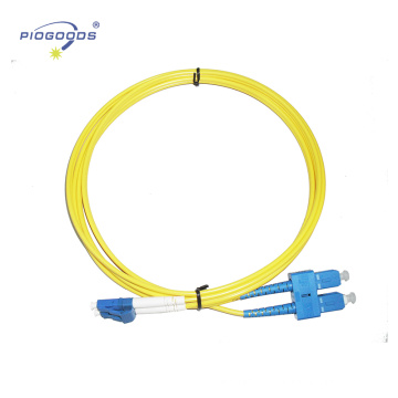 LC 50/125 o 62.5 / 125 3.0mm cable de diámetro LSZH chaqueta fibra óptica patch cord